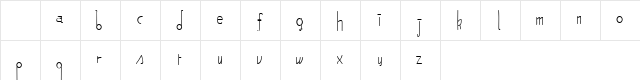 Harumph Normal  glyph index