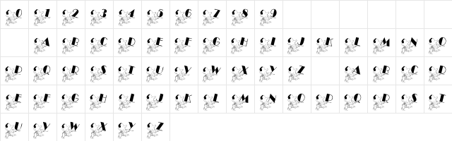 101! I'd Like ... Regular  glyph index