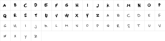 Matapacos FREE Regular  glyph index