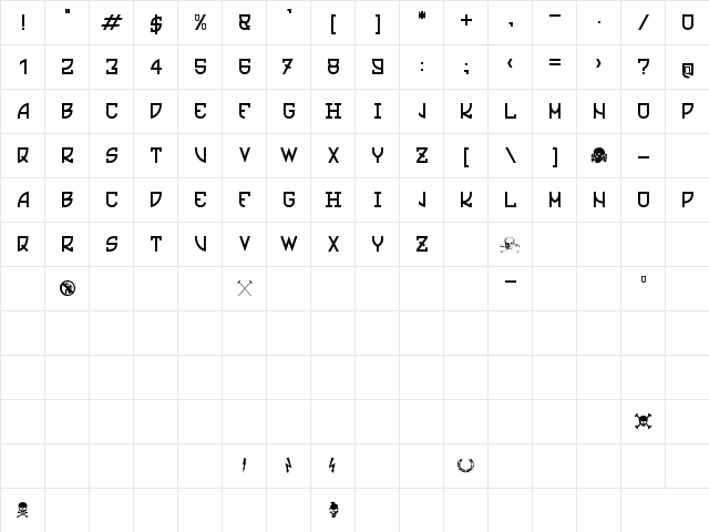 BOYS PARMA 1977 new Regular  glyph index