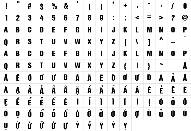 .VnHelvetInsH Medium  glyph index