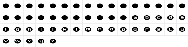 Aylmer Regular  glyph index