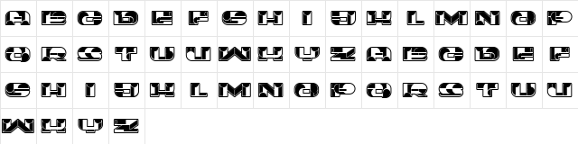 Portfolio Inverted Regular  glyph index