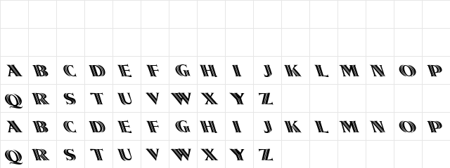 Sweet Pain 1 Regular  glyph index
