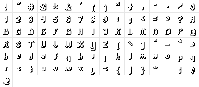 PlopDumpShadow Medium  glyph index
