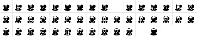 AEZ mmm caffeine Regular  glyph index