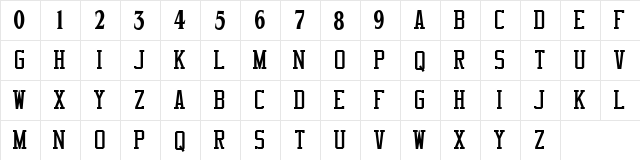 NBA Hawks Regular  glyph index