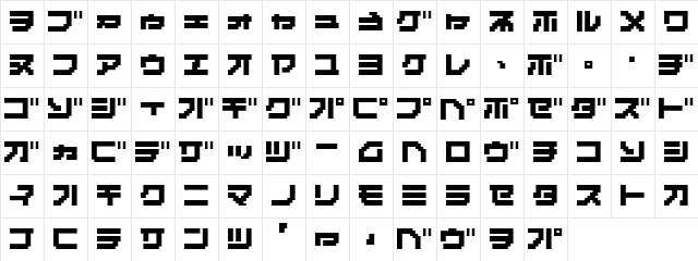 MASSIVE 10 K MASSIVE 10 K  glyph index