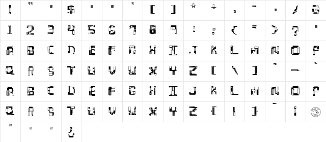 Hydrogen Score  glyph index