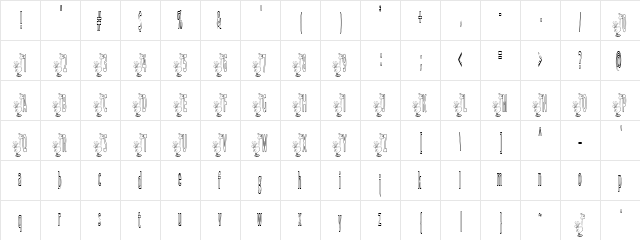 HeyTurkey Regular  glyph index