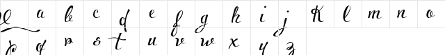 Voluptate_demo Regular  glyph index