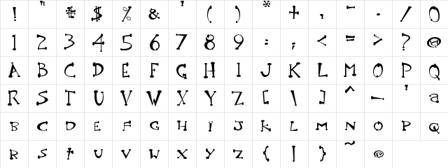 Pot roaster Regular  glyph index