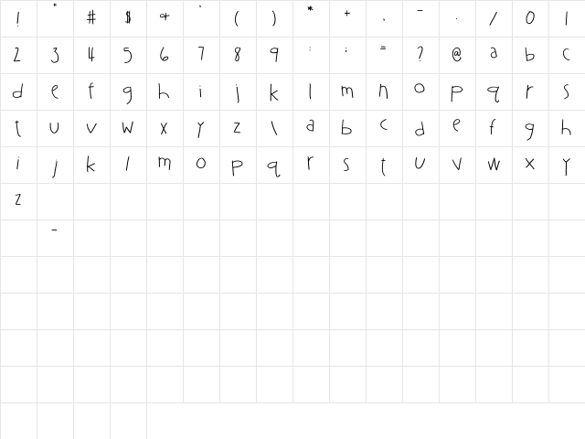 2Peas Fairy Princess 2Peas Fairy Princess  glyph index