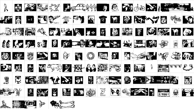 3-2-1-jungbats Regular  glyph index