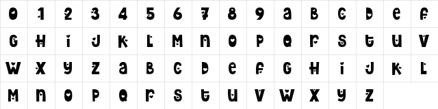 Hey Elsie Cute Regular  glyph index