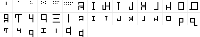 XQΫϲiQs Regular  glyph index
