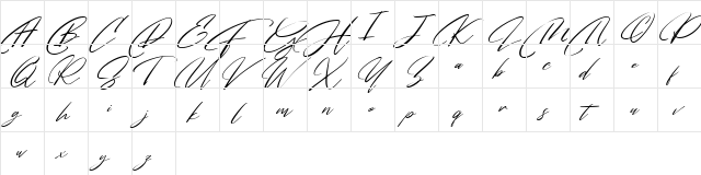 MagicStick FREE Regular  glyph index