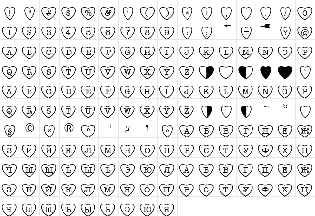 a_OldTyperCmDcFnt1 Normal  glyph index