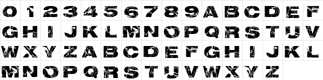 electrical Regular  glyph index