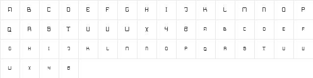 Moraz Regular  glyph index