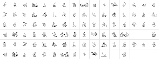 LHF WalMart People4 Regular  glyph index