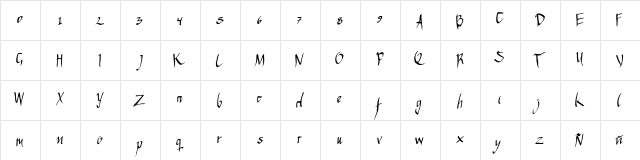 Apantasia2.0 Regular  glyph index