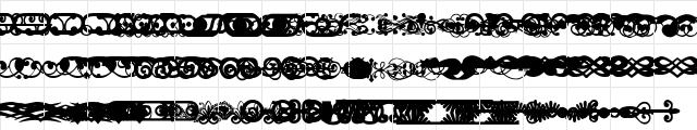 ACDividers Regular  glyph index