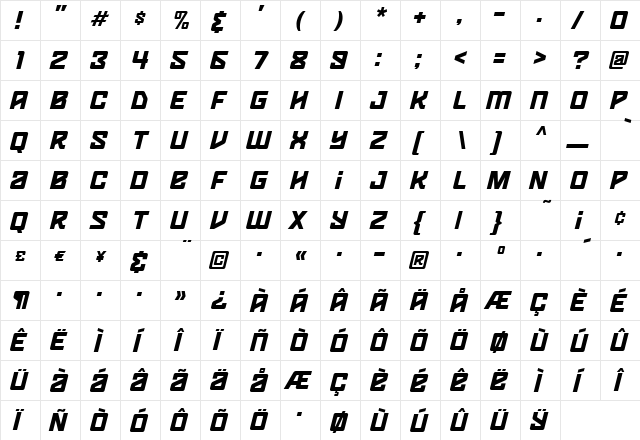 HOUSE3009 Medium  glyph index