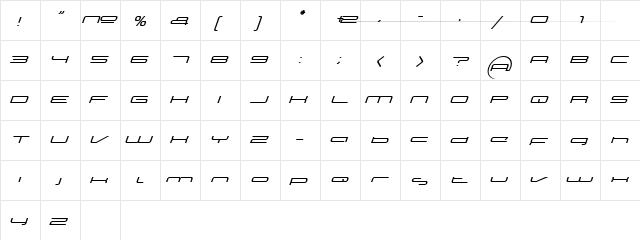 Neutronica DNA  glyph index