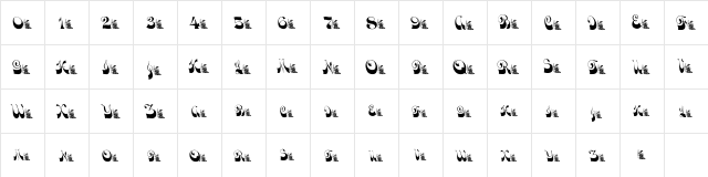 pf_wizard_downwind Regular  glyph index