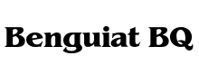 Benguiat BQ Regular font free download
