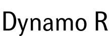 Dynamo R Regular font free download