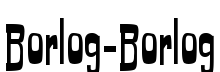 Borlog-Borlog Regular font free download