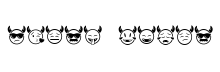 Devil Emoji Regular font free download