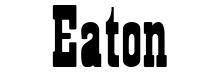 Eaton Regular font free download