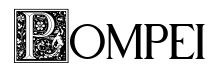 Pompei Regular font free download