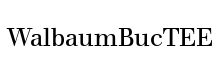 WalbaumBucTEE Regular font free download