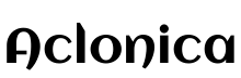Aclonica Regular font free download