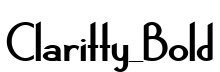 Claritty_Bold Normal font free download