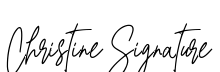 Christine Signature Regular font free download