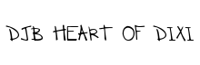 DJB HEART OF DIXI Regular font free download