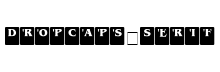 DropCaps-Serif Regular font free download