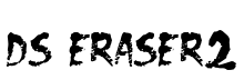 DS Eraser2 Regular font free download