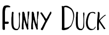 Funny Duck Regular font free download