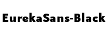 EurekaSans-Black Regular font free download