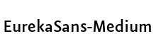 EurekaSans-Medium Regular font free download