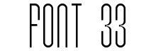 Font 33 Regular font free download