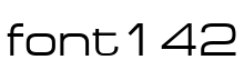 font142 Normal font free download
