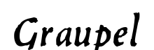 Graupel Normal font free download