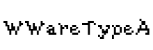 WWareTypeA Regular font free download